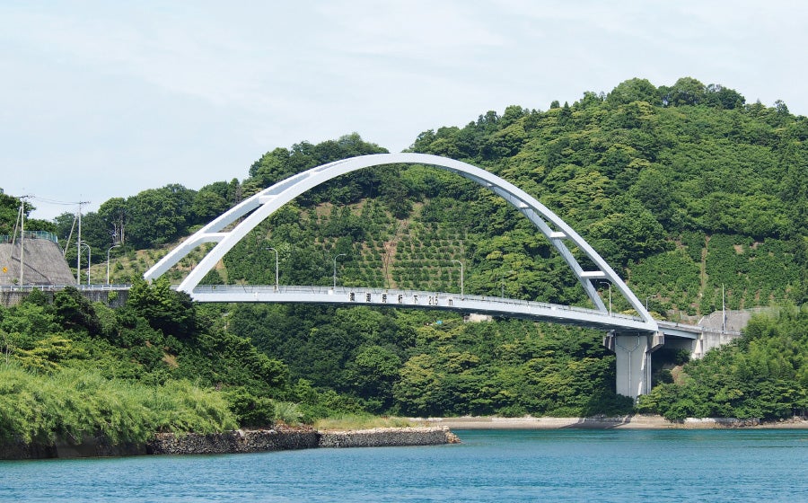 中の瀬戸大橋（平羅島～中ノ島）