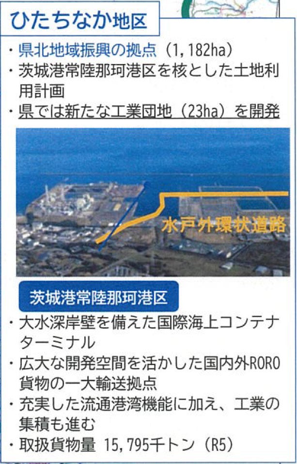ひたちなか地区と茨城港常陸那珂港区の状況