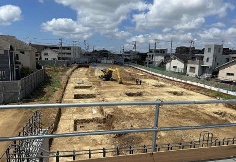藤崎茜浜線の工事状況