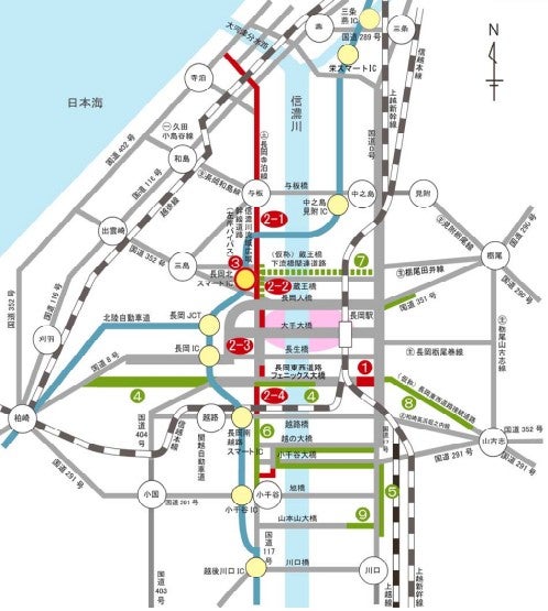「ラダー型（はしご型）広域幹線道路網」の概要