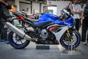 東京モーターサイクルショー2026で展示されたスズキGSX-R1000R