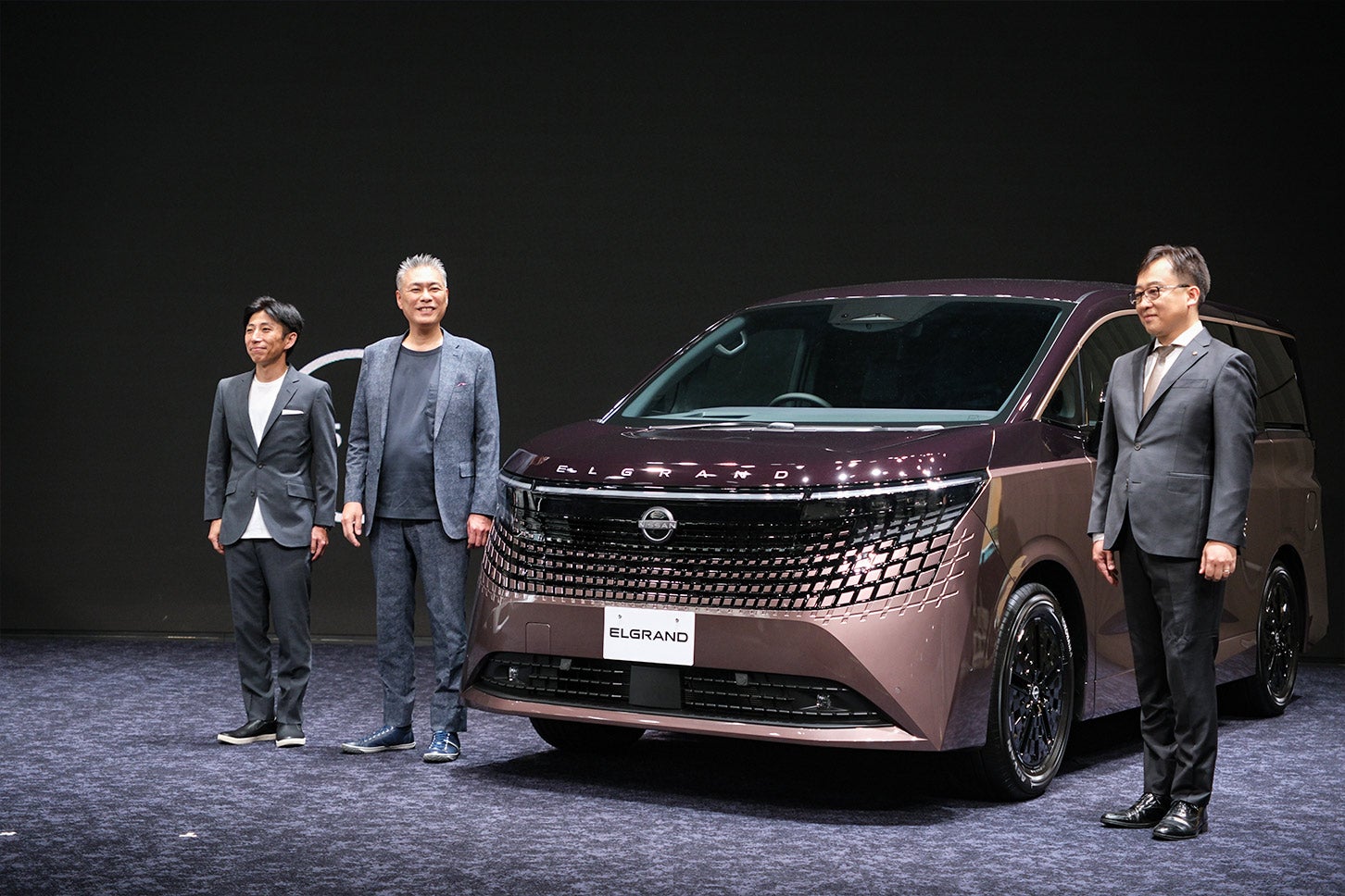 新型エルグランド発表会の様子