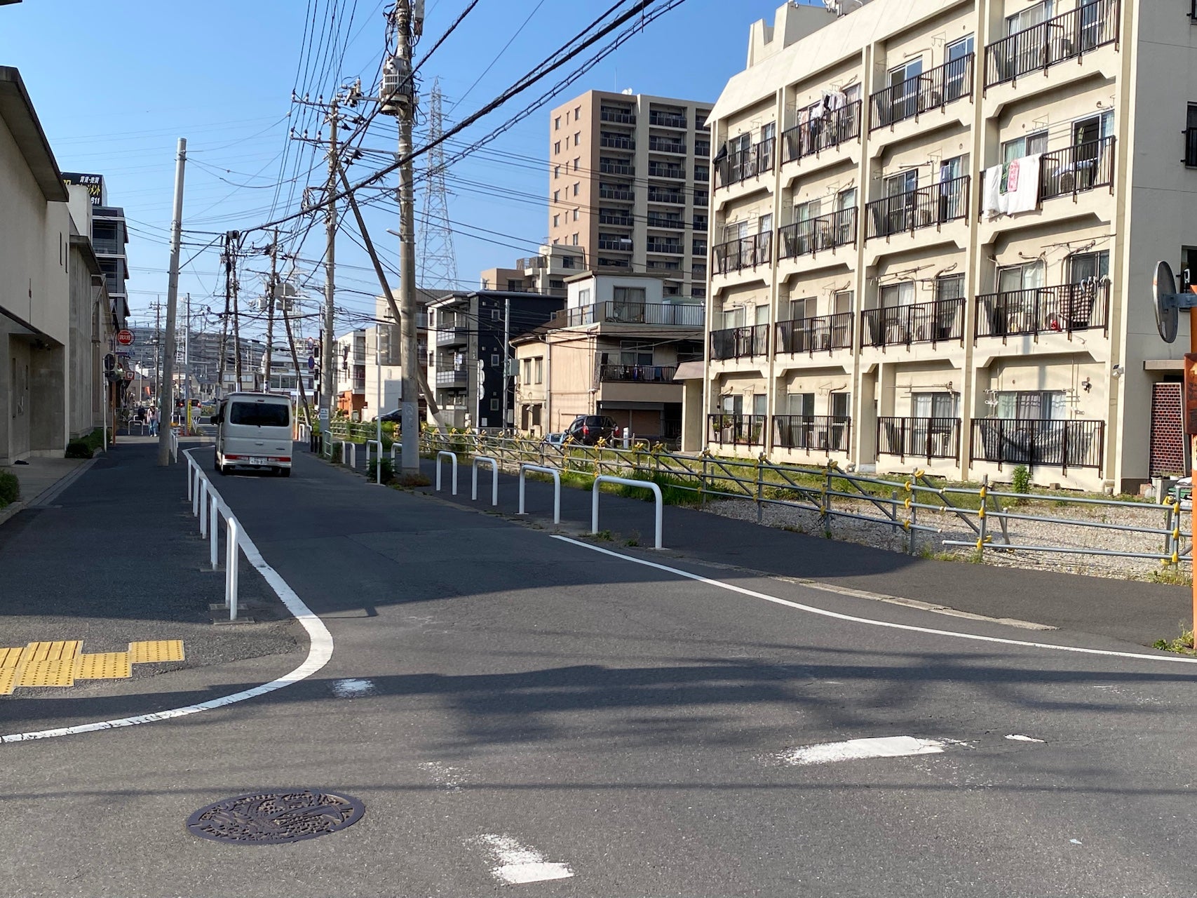 船橋市の都市計画道路「南本町馬込町線」の事業中区間である東海神駅周辺