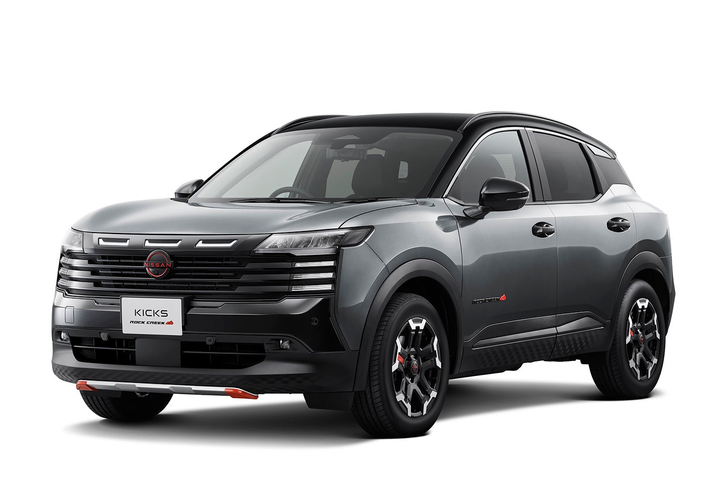 日産キックス・ロック クリーク｜ボディカラー：ダークメタルグレー/スーパーブラック2トーン