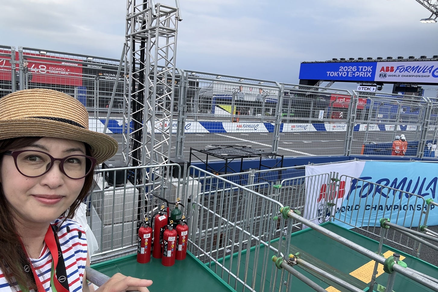 フォーミュラE、2日目もあいにくの雨模様