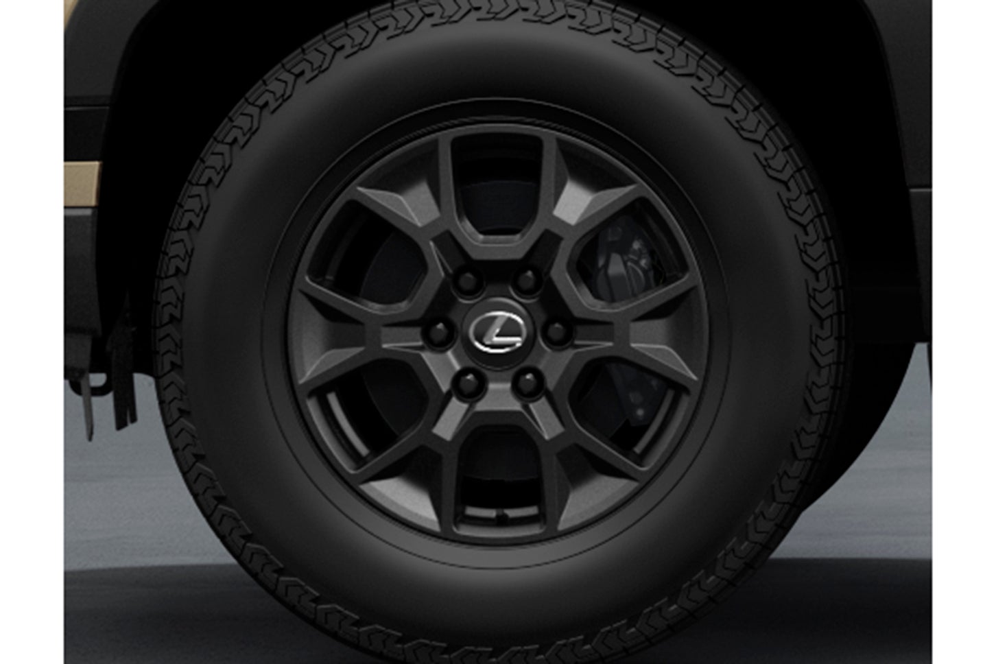 レクサスGX550“オーバートレイル+”｜265/70R18 116Hタイヤ& 18×7.5Jアルミホイール（マットグレー塗装）