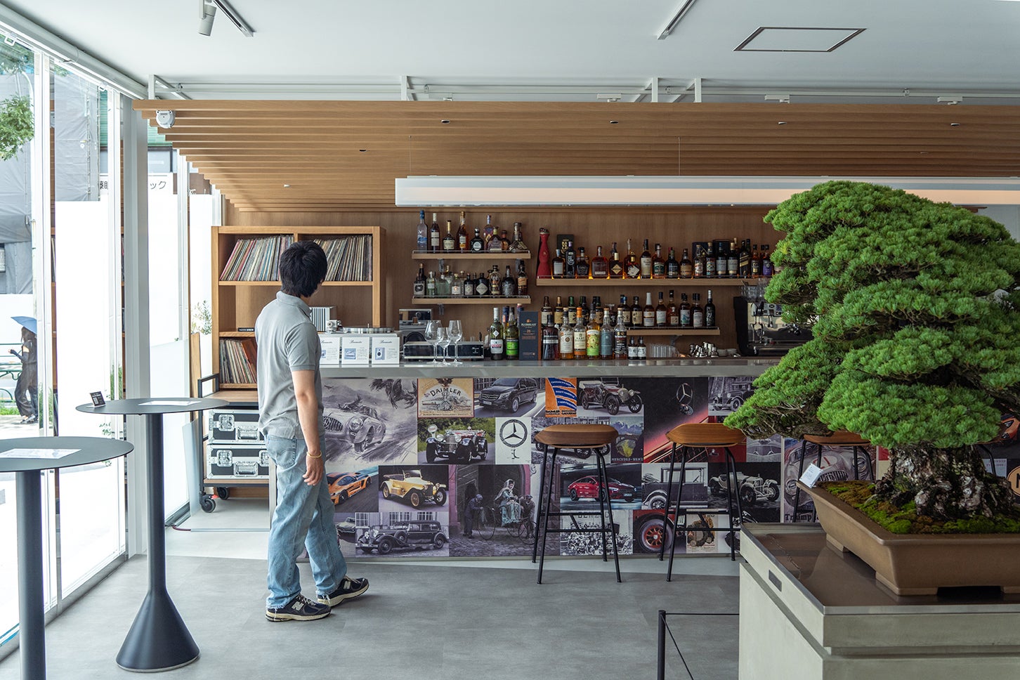 「PANAMERICANA BAR by MUSIUM」はウイスキーのラインナップも充実。バータイムは18:00〜23:00（L.O. 22:30）まで。