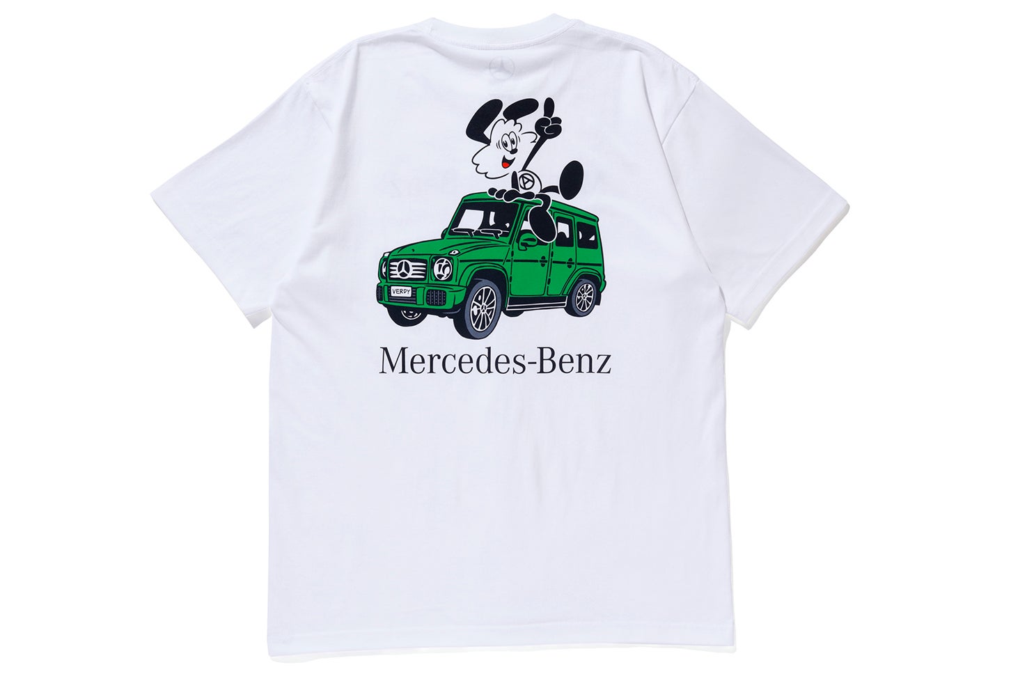 VICK × G-Class Tシャツ White-Green バックプリント