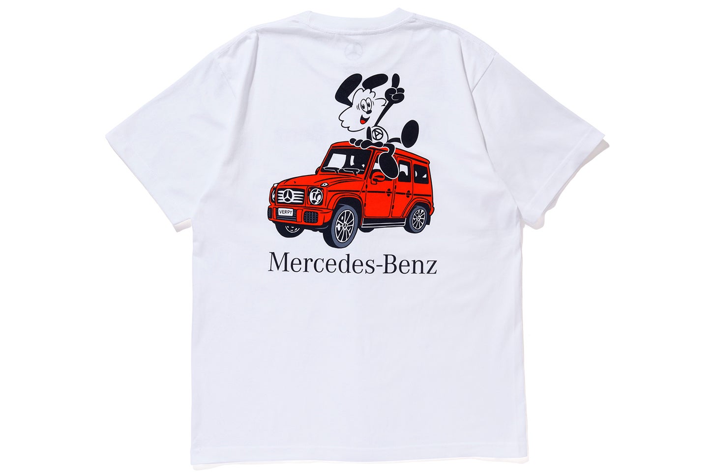 VICK × G-Class Tシャツ White-Red バックプリント