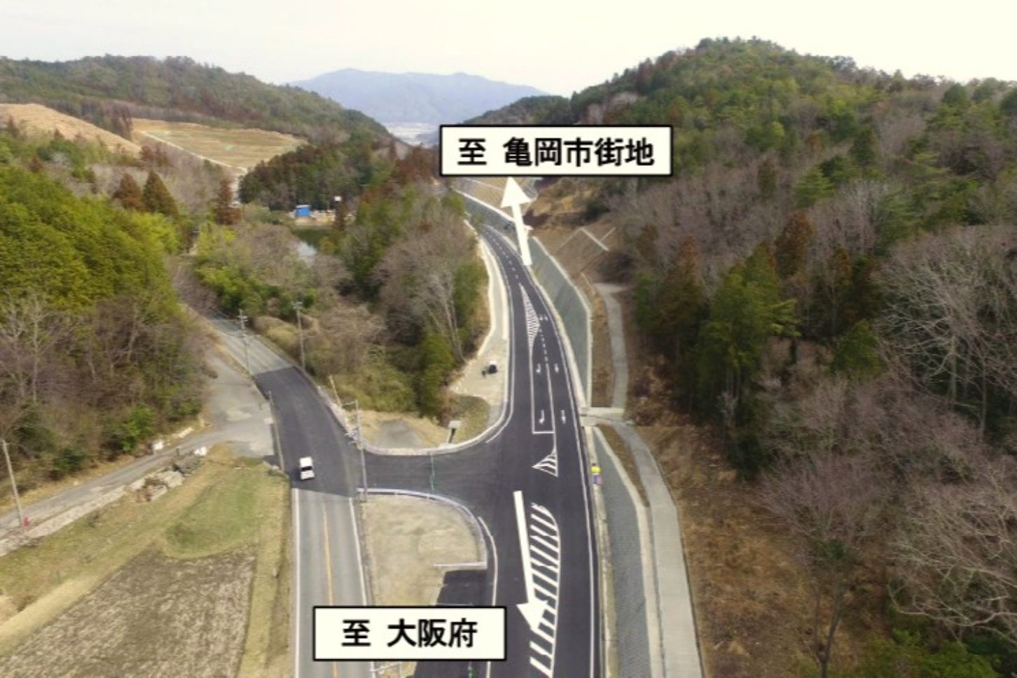 国道423号「法貴バイパス」は「京都中部阪神連絡道路」の一環