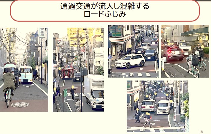 東京23区西部は狭隘な路地が広大に密集し、体系的な道路整備が追い付いていない