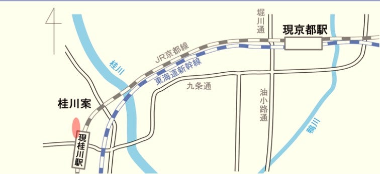 北陸新幹線の京都延伸で設置予定の桂川駅（仮）（鉄道・運輸機構の資料より）