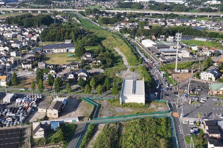 牛久土浦バイパスⅠ期（つくば市区間）の工事状況
