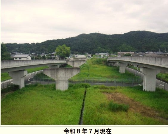 工事が進む徳島南環状道路