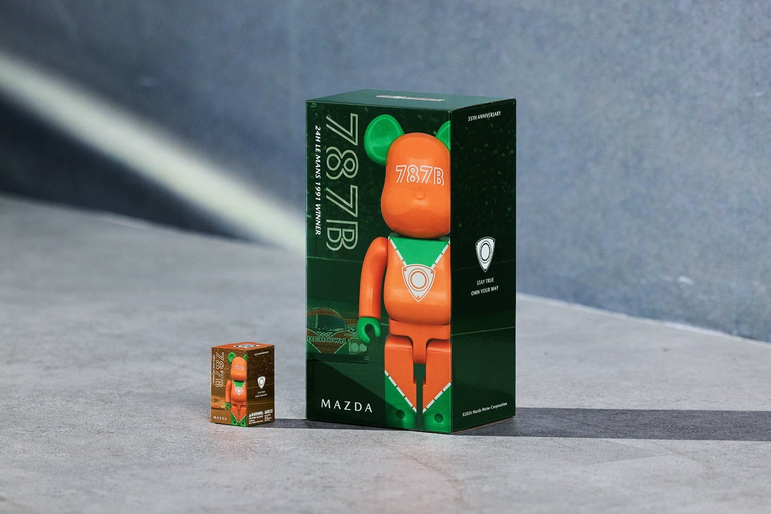 BE@RBRICK × MAZDA 787B商品パッケージ
