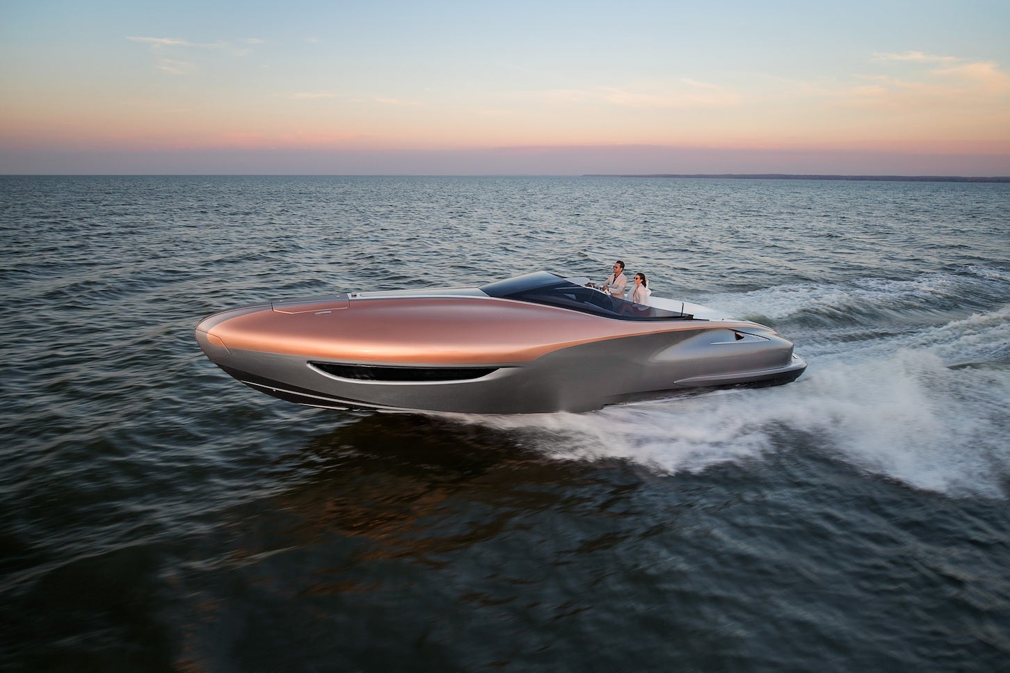 トヨタマリンとレクサスが2017年に発表した「Lexus Sport Yacht Concept」