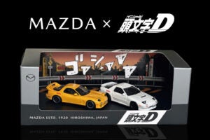 頭文字D RX-7（FC&FD）モデルカー2台セット 1/64
