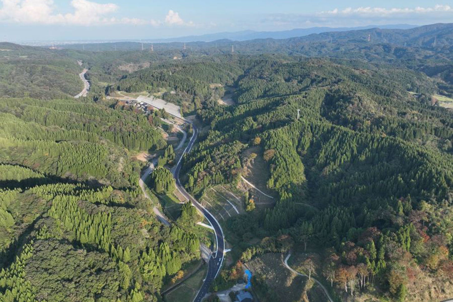 2023年に開通した国道304号「清水谷バイパス」