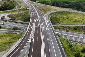 圏央道 大栄JCTの工事状況