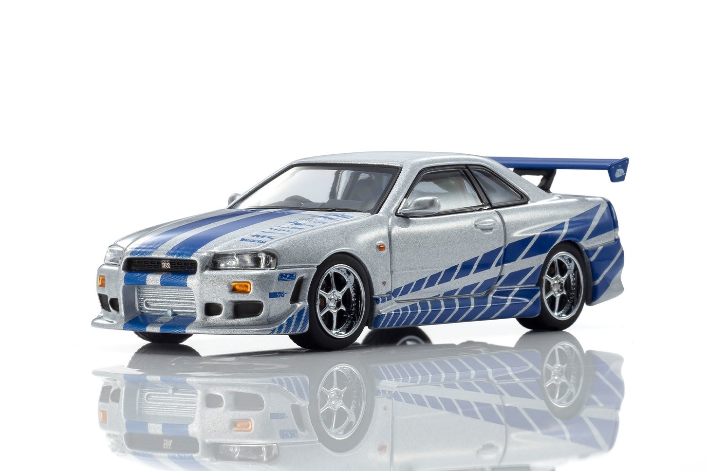 KYOSHO MINI CAR & BOOK 第26弾「NISSAN SKYLINE GT-R R34 Fast & Furious」付属のミニカー