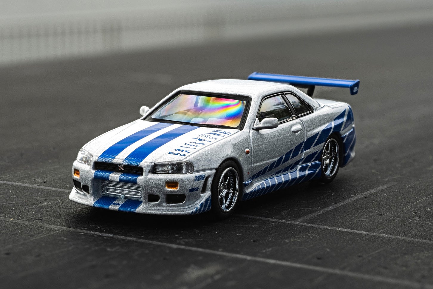 KYOSHO MINI CAR & BOOK 第26弾「NISSAN SKYLINE GT-R R34 Fast & Furious」付属のミニカー