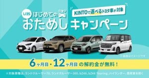 KINTO 【U35】はじめてのクルマおためしキャンペーン メインビジュアル