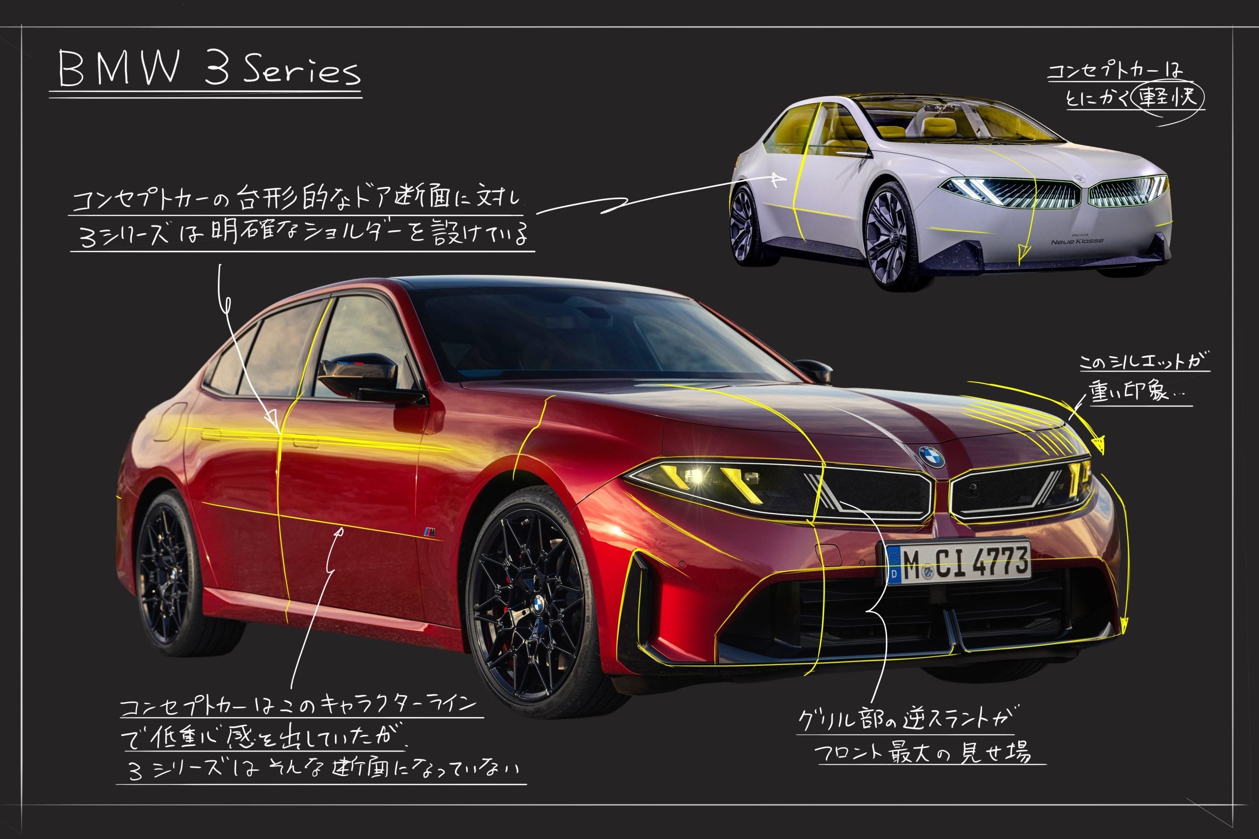 渕野健太郎氏による「BMW 3シリーズ」のデザイン解説