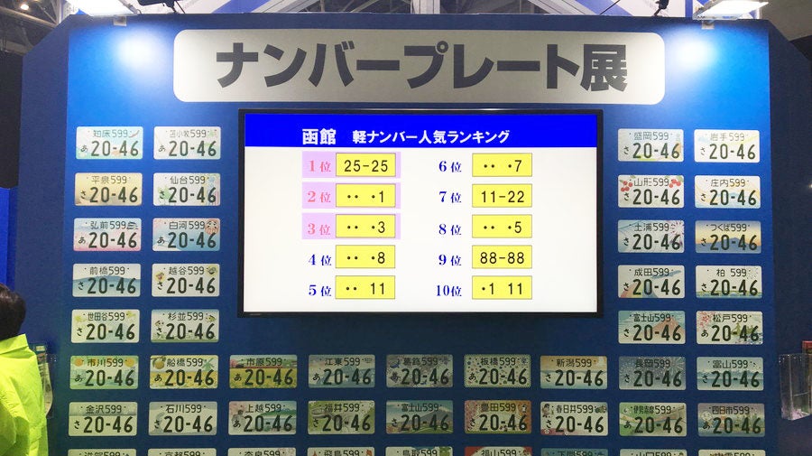 東京モーターショー2019】色鮮やかなナンバープレート展。新たな地方版