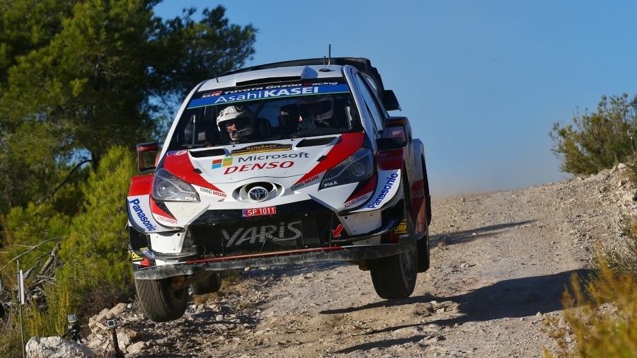 画像1。WRC世界ラリー選手権で活躍するTOYOTA GAZOO Racingの「ヤリスWRC」。