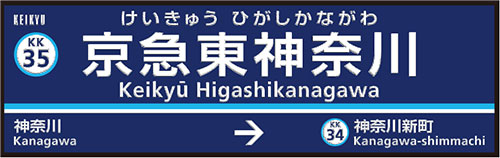 仲木戸駅は「京急東神奈川駅」へ変更になる。