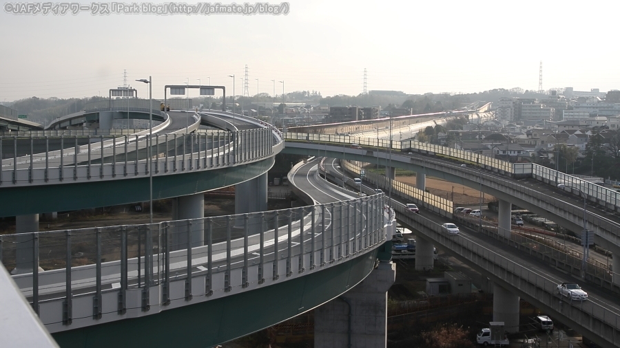 画像7。首都高・神奈川7号横浜北西線の横浜青葉IC・JCT。