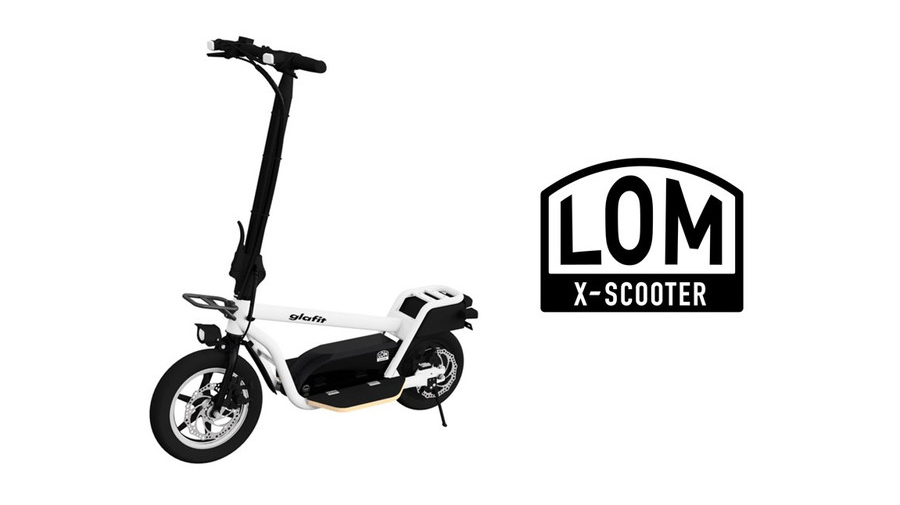 glafit株式会社が新たに発表した、立ち乗りタイプの電動バイク「X-SCOOTER LOM」