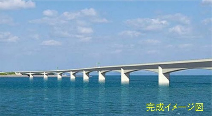 吉野川サンライズ大橋完成イメージ
