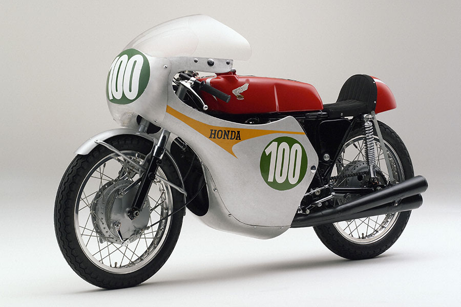 高橋国光さんが1961年のロードレース世界選手権で駆ったホンダRC162。