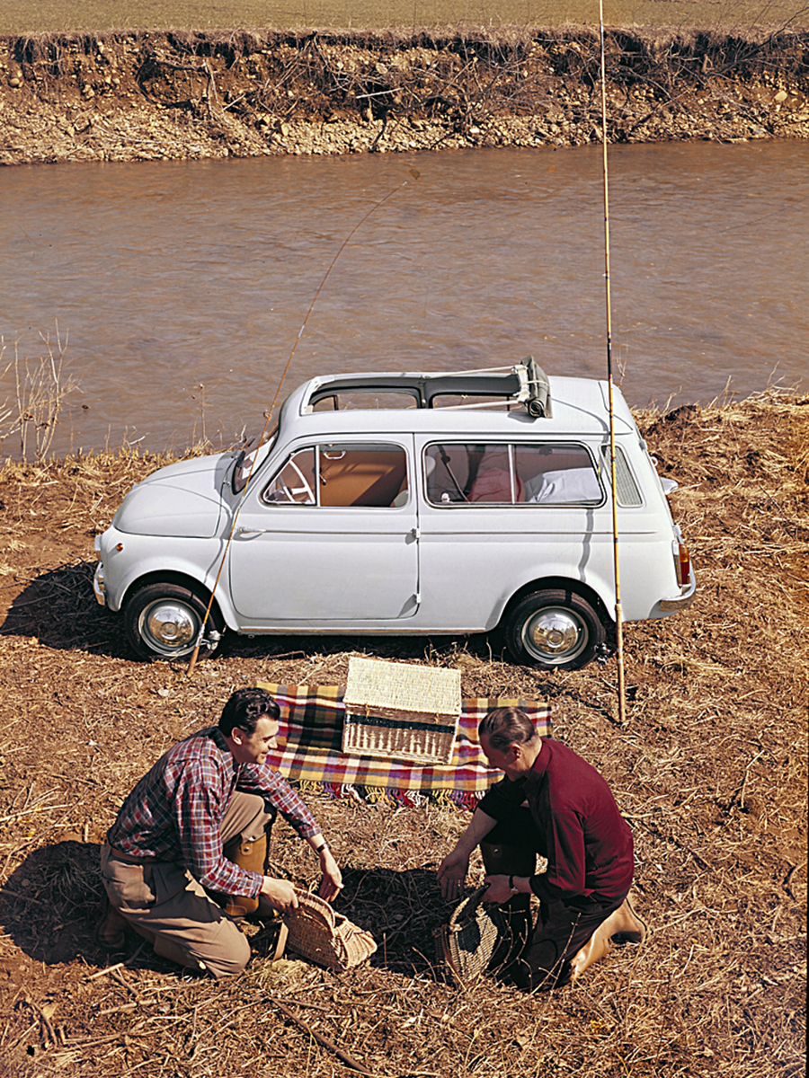 1961年に登場したワゴンスタイルの500ジャルディニェッラ。