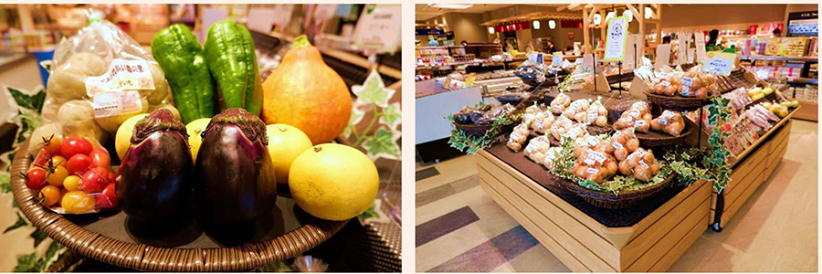 岸和田マルシェでは、野菜や果物は季節やトレンドに合わせて商品を入れ替えている　写真=NEXCO西日本