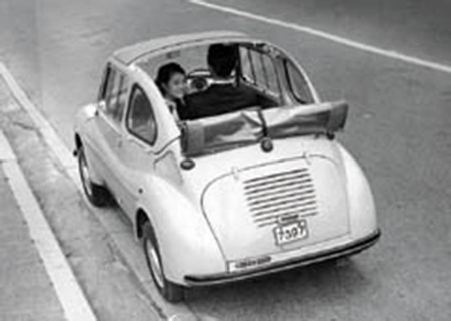 1959年の「スバル360」のCM。