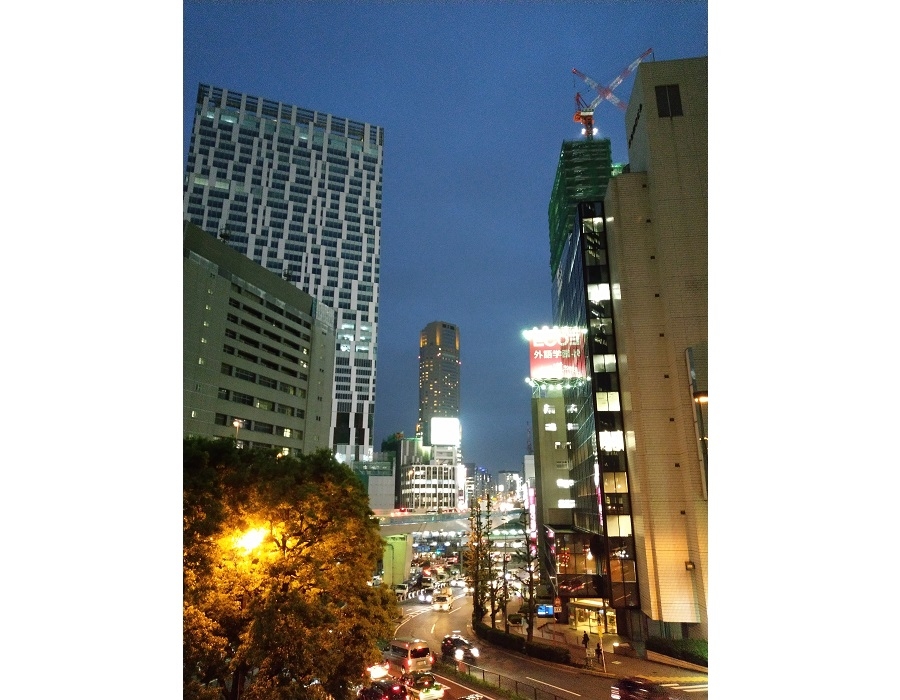かつて尾崎豊も眺めたクロスタワーからの景色。